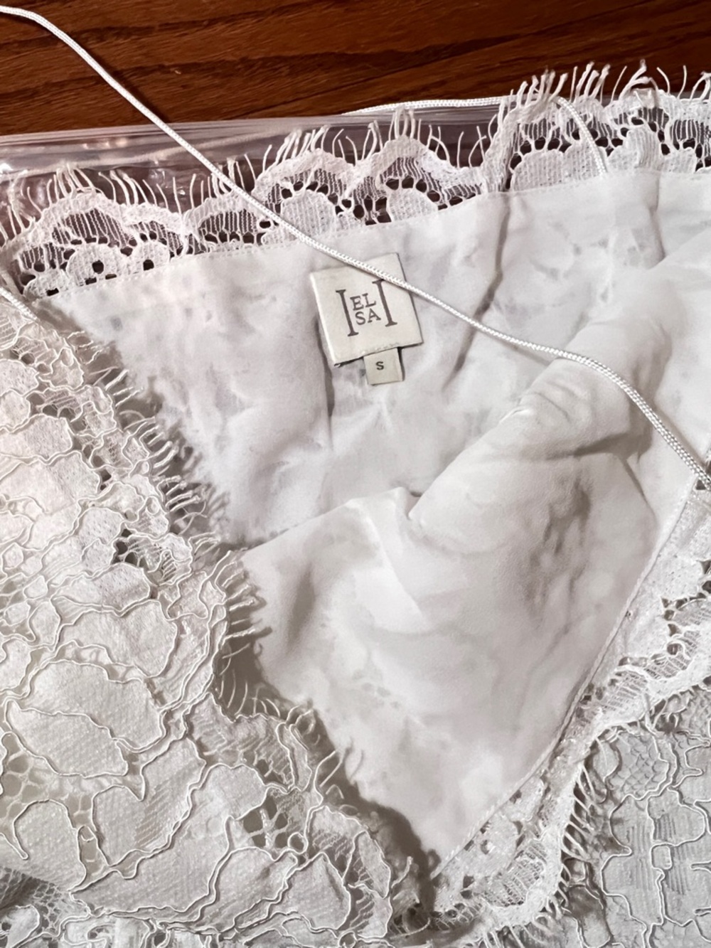 HELSA The Forever Audrey Lace Camisole Elegant White Lace Top ,S - Picture 7 of 15